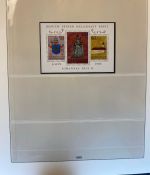 LIECHTENSTEIN Sammlung 1969-1995 postfrisch - in 2 Lindner Ringbindern mit Kassette