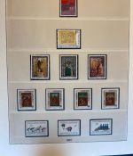 LIECHTENSTEIN Sammlung 1969-1995 postfrisch - in 2 Lindner Ringbindern mit Kassette