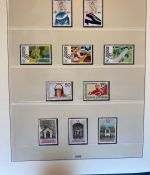 LIECHTENSTEIN Sammlung 1969-1995 postfrisch - in 2 Lindner Ringbindern mit Kassette