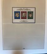LIECHTENSTEIN Sammlung 1969-1995 postfrisch - in 2 Lindner Ringbindern mit Kassette