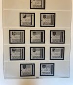 LIECHTENSTEIN Sammlung 1969-1995 postfrisch - in 2 Lindner Ringbindern mit Kassette