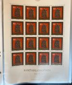 LIECHTENSTEIN Kleinbogen Sammlung 1977-1989 postfrisch - in 4 ETB-Alben