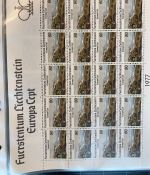 LIECHTENSTEIN Kleinbogen Sammlung 1977-1989 postfrisch - in 4 ETB-Alben