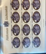 LIECHTENSTEIN Kleinbogen Sammlung 1977-1989 postfrisch - in 4 ETB-Alben