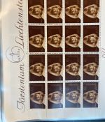 LIECHTENSTEIN Kleinbogen Sammlung 1977-1989 postfrisch - in 4 ETB-Alben
