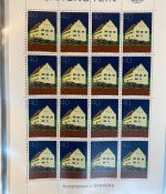 LIECHTENSTEIN Kleinbogen Sammlung 1977-1989 postfrisch - in 4 ETB-Alben