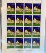 LIECHTENSTEIN Kleinbogen Sammlung 1977-1989 postfrisch - in 4 ETB-Alben