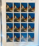 LIECHTENSTEIN Kleinbogen Sammlung 1977-1989 postfrisch - in 4 ETB-Alben