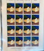 LIECHTENSTEIN Kleinbogen Sammlung 1977-1989 postfrisch - in 4 ETB-Alben