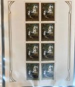 LIECHTENSTEIN Kleinbogen Sammlung 1977-1989 postfrisch - in 4 ETB-Alben