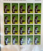 LIECHTENSTEIN Kleinbogen Sammlung 1977-1989 postfrisch - in 4 ETB-Alben