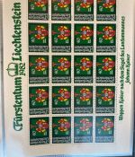 LIECHTENSTEIN Kleinbogen Sammlung 1977-1989 postfrisch - in 4 ETB-Alben
