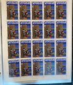 LIECHTENSTEIN Kleinbogen Sammlung 1977-1989 postfrisch - in 4 ETB-Alben