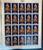 LIECHTENSTEIN Kleinbogen Sammlung 1977-1989 postfrisch - in 4 ETB-Alben