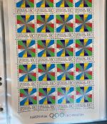 LIECHTENSTEIN Kleinbogen Sammlung 1977-1989 postfrisch - in 4 ETB-Alben