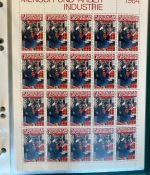 LIECHTENSTEIN Kleinbogen Sammlung 1977-1989 postfrisch - in 4 ETB-Alben