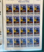 LIECHTENSTEIN Kleinbogen Sammlung 1977-1989 postfrisch - in 4 ETB-Alben