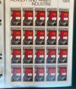 LIECHTENSTEIN Kleinbogen Sammlung 1977-1989 postfrisch - in 4 ETB-Alben