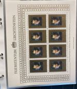 LIECHTENSTEIN Kleinbogen Sammlung 1977-1989 postfrisch - in 4 ETB-Alben