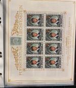 LIECHTENSTEIN Kleinbogen Sammlung 1977-1989 postfrisch - in 4 ETB-Alben