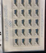 LIECHTENSTEIN Kleinbogen Sammlung 1977-1989 postfrisch - in 4 ETB-Alben