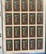 LIECHTENSTEIN Kleinbogen Sammlung 1977-1989 postfrisch - in 4 ETB-Alben