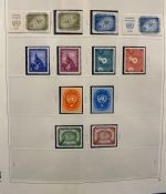 UNO New York 1951-2001 postfrische Sammlung komplett auf SAFE Vordruck