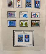 UNO New York 1951-2001 postfrische Sammlung komplett auf SAFE Vordruck