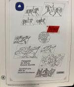 Olympische Spiele 1980 - postfrische Motivsammlung - in zwei KABE Klemmbindern