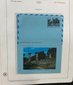 Olympische Spiele 1980 - postfrische Motivsammlung - in zwei KABE Klemmbindern