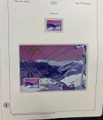 Olympische Spiele 1980 - postfrische Motivsammlung - in zwei KABE Klemmbindern