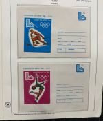 Olympische Spiele 1980 - postfrische Motivsammlung - in zwei KABE Klemmbindern
