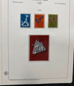 Olympische Spiele 1980 - postfrische Motivsammlung - in zwei KABE Klemmbindern