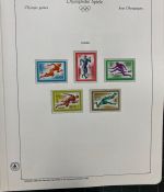Olympische Spiele 1980 - postfrische Motivsammlung - in zwei KABE Klemmbindern