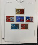 Olympische Spiele 1980 - postfrische Motivsammlung - in zwei KABE Klemmbindern