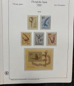 Olympische Spiele 1980 - postfrische Motivsammlung - in zwei KABE Klemmbindern