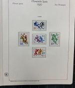 Olympische Spiele 1980 - postfrische Motivsammlung - in zwei KABE Klemmbindern