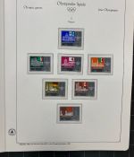 Olympische Spiele 1980 - postfrische Motivsammlung - in zwei KABE Klemmbindern