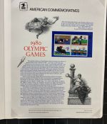 Olympische Spiele 1980 - postfrische Motivsammlung - in zwei KABE Klemmbindern