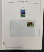 Olympische Spiele 1980 - postfrische Motivsammlung - in zwei KABE Klemmbindern