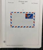 Olympische Spiele 1980 - postfrische Motivsammlung - in zwei KABE Klemmbindern