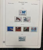 Olympische Spiele 1980 - postfrische Motivsammlung - in zwei KABE Klemmbindern