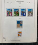 Olympische Spiele 1980 - postfrische Motivsammlung - in zwei KABE Klemmbindern