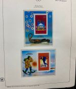 Olympische Spiele 1980 - postfrische Motivsammlung - in zwei KABE Klemmbindern