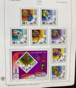 Olympische Spiele 1980 - postfrische Motivsammlung - in zwei KABE Klemmbindern