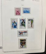 Olympische Spiele 1980 - postfrische Motivsammlung - in zwei KABE Klemmbindern