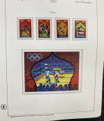 Olympische Spiele 1980 - postfrische Motivsammlung - in zwei KABE Klemmbindern