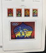 Olympische Spiele 1980 - postfrische Motivsammlung - in zwei KABE Klemmbindern