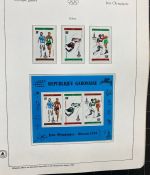 Olympische Spiele 1980 - postfrische Motivsammlung - in zwei KABE Klemmbindern