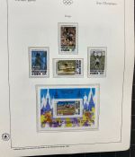Olympische Spiele 1980 - postfrische Motivsammlung - in zwei KABE Klemmbindern